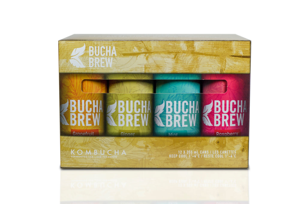 Grapefruit Kombucha, case of 12x355ml